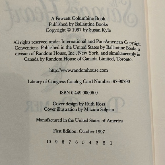 Vintage Diana Palmer 'The Savage Heart' Hardcover Book - Picture 5 of 12